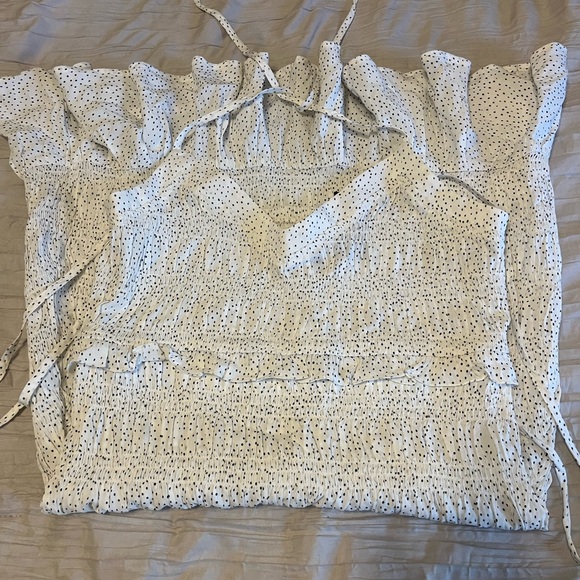 New! Express black and white polka dot dress size M - Picture 2 of 2